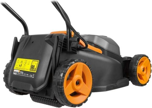 Газонокосилка аккумуляторная WORX 40В 2,5Ач 34см, 2 акб+з/у, wg779e, изображение