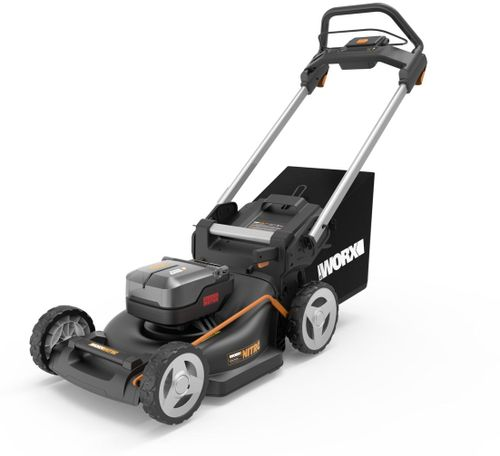 Газонокосилка аккумуляторная бесщеточная WORX 40В 4Ач 46см, 2 акб+з/у, wg748e, картинка