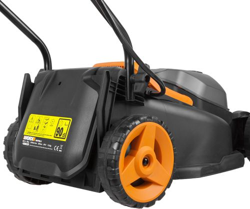 Газонокосилка аккумуляторная WORX 40В 34см 4Ач, 2 акб+з/у, wg779e.1, фотография