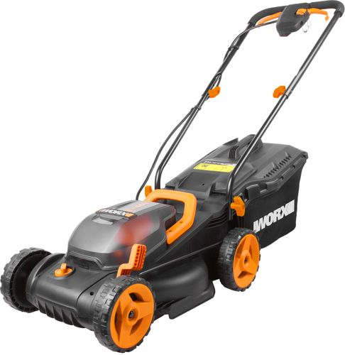 Газонокосилка аккумуляторная WORX 40В 34см 4Ач, 2 акб+з/у, wg779e.1, картинка