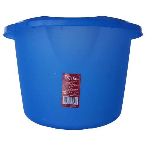 Хозяйственное ведро Darel plastic синий 7 л полипропилен, фотография
