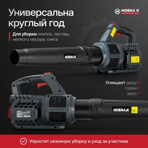 Воздуходувка аккумуляторная МОБИЛ К Комфорт XBA45, с акб и з/у, фотография