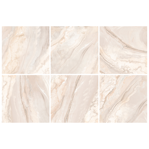 Керамогранит Alma Ceramica Magic beige 60X60 см 1,8 м², крупный план