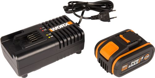 Батарея и зарядное устройство WORX 20В 4Ач, wa3604, картинка