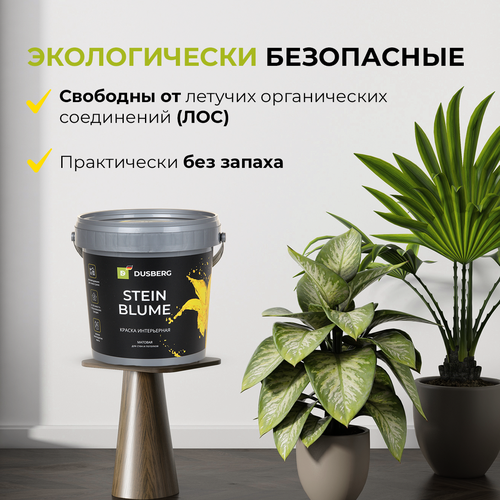 Краска интерьерная для стен и потолков STEIN BLUM бесцвет 2,25 л, детальное фото