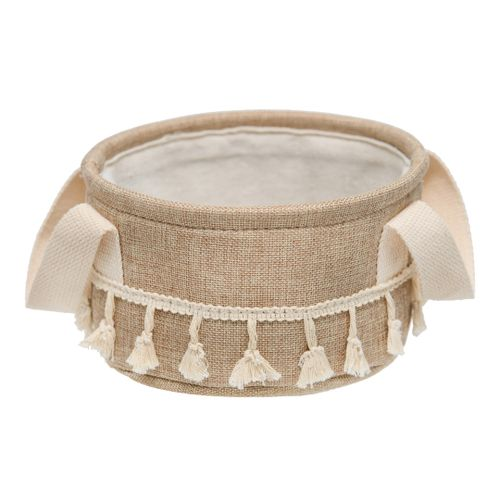 Корзина стеллажная с ручками "Кантри", Д250 Ш250 В120, бежевый, вид