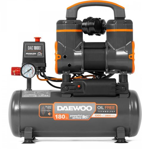 Безмасляный компрессор DAEWOO DAC 180S 1300 Вт 8 л, вид