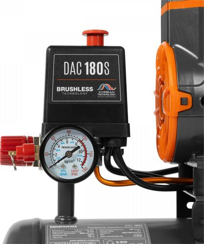 Безмасляный компрессор DAEWOO DAC 180S 1300 Вт 8 л, фото