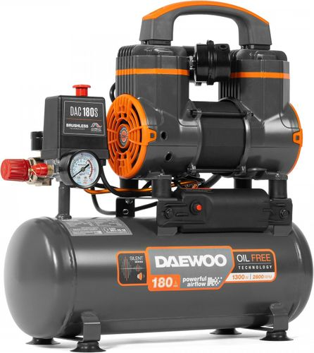 Безмасляный компрессор DAEWOO DAC 180S 1300 Вт 8 л, вид