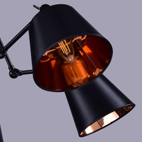 Люстра потолочная "Стиль",  5хE27x60W, черный, детальное фото