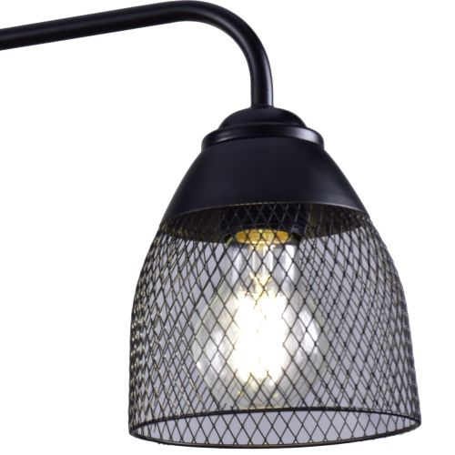 Люстра потолочная РОССВЕТ 3хE27x60W, металл, черный, фотография