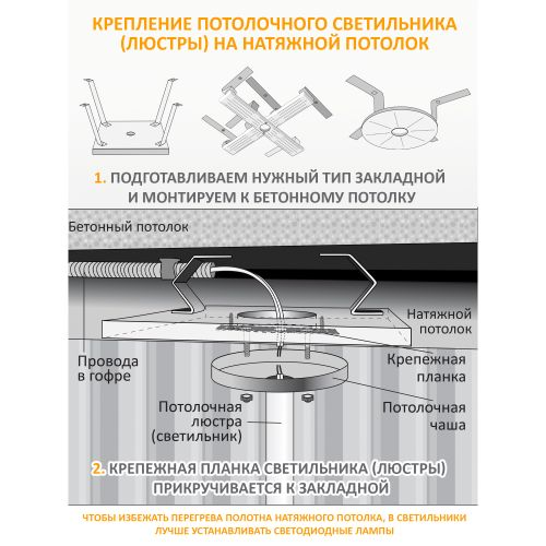 Люстра потолочная РОССВЕТ 3хE27x60W, металл, черный, фото