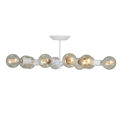 Люстра V4261-0/10PL, 10хE27 40Вт 30м² белый, фотография