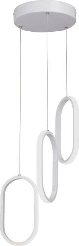 Светодиодная люстра LED Vitaluce V3776-0/3S белая 3ХLEDХ39ВТ, фотография
