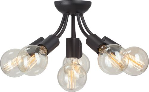 Потолочная люстра Vitaluce V3927-1/6PL черная 6ХE27Х40Вт, картинка