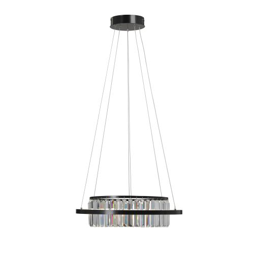 Люстра светодиодная V54010-1/1S, LED 31Вт 3900-4200К 2690лм 11м² черный, картинка