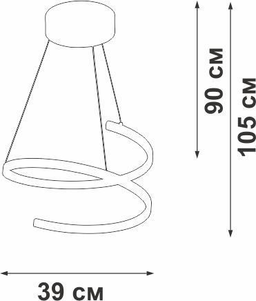 Светодиодный светильник Vitaluce V3044-0/1S белый LEDХ38ВтХ3900-4200К, фото