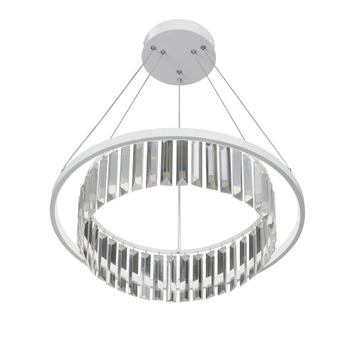 Люстра светодиодная V54010-0/1S, LED 31Вт 3900-4200К 2690лм 11м² белый, фотография