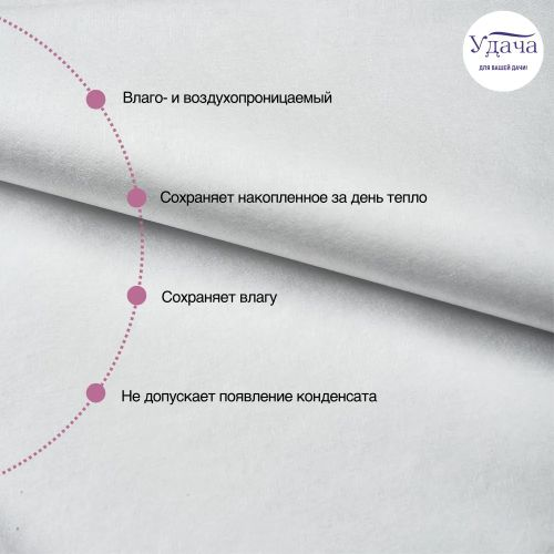 Укрывной материал Удача 40 г/кв. м 3,2х10 м, фотография
