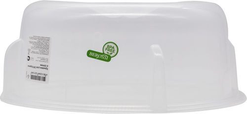Крышка для СВЧ BEROSSI Express d-264мм прозрачный, крупный план