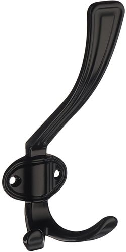 Крючок мебельный KERRON Hooks KR 0310 BL тройной черный, фотография