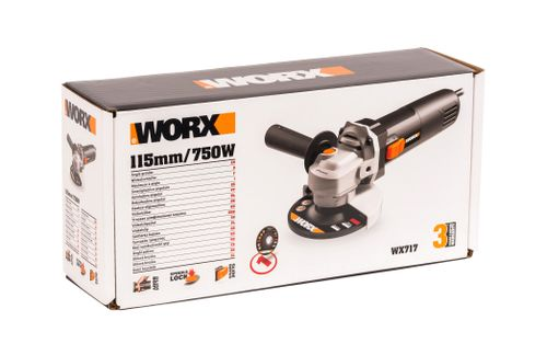 Угловая шлифовальная машина Worx WX717 750 Вт 115 мм, детальное фото