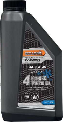 Масло для 4-х тактных двигателей зимнее DAEWOO Ecologic Dwo 500 SAE 5W–30, полусинтетическое, 1л, фото