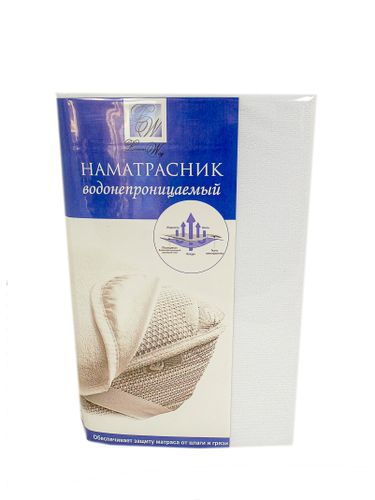 Наматрасник LINEN WAY 180x200 водонепроницаемый на резинках, картинка