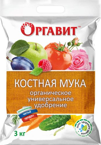 Удобрение мука костная ОРГАВИТ 3 кг, крупный план