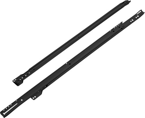 Направляющая мебельная роликовая Lemax prof NR-08-BL1-550 черный, вид