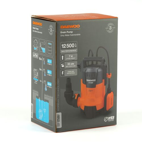 Насос дренажный DAEWOO Ddp 12500P 650Вт, фотография