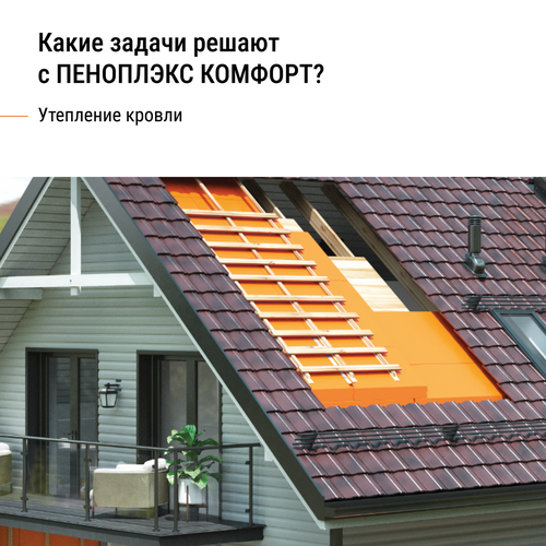 Экструзионный пенополистирол XPS ПЕНОПЛЭКС КОМФОРТ 1185х585х30 мм 0,69 м², детальное фото