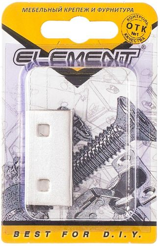 Ответная планка Element для магнитного останова хром 1 шт, детальное фото