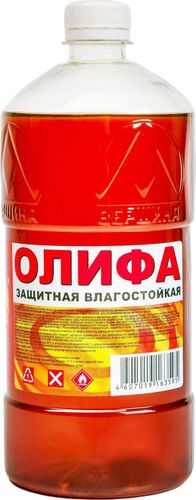 Олифа защитная ВЕРШИНА 1 л глянцевый, фотография