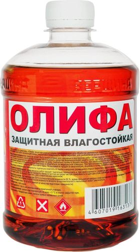 Олифа ВЕРШИНА 0,5 л матовая, фотография