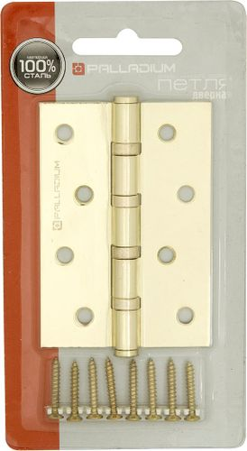 Дверная петля разъемная врезная Palladium N 4BB-100 100х70х2 мм латунь, картинка