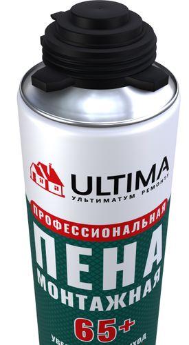 Монтажная пена ULTIMA Pro 65+ летняя 820 мл, детальное фото