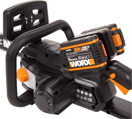 Аккумуляторная пила Worx WG381E с АКБ и ЗУ, картинка