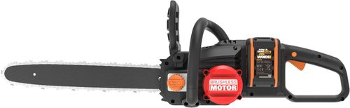 Пила аккумуляторная WORX 40см 2x4Ач, с акб и з/у, wg385e, детальное фото