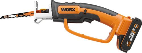 Пила садовая аккумуляторная WORX 20В, wg894e.5, крупный план