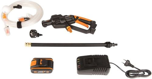 Пистолет аккумуляторный WORX 24 бар 120 л/ч 4Ач, с акб и з/у, wg620e, картинка