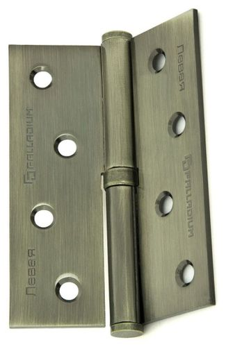 Дверная петля разъемная врезная Palladium N613S4ABR 100х75х2,5 мм антич. бронза, вид