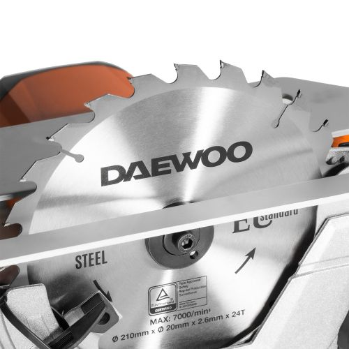 Пила дисковая DAEWOO DAS 1900-210 2100 Вт 210 мм, крупный план