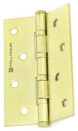 Дверная петля разъемная врезная Palladium N 4BB-100 100х70х2 мм золото, картинка