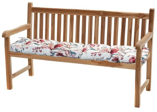 Подушка для скамьи BELVITA 148х42х8см, цветы, картинка