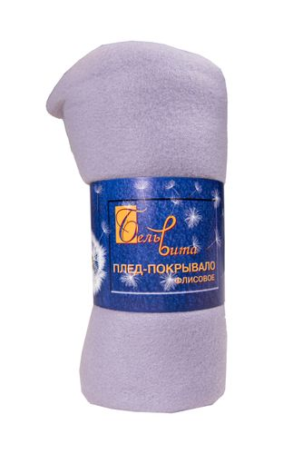 Плед флис БельВита130х170, лиловый, изображение