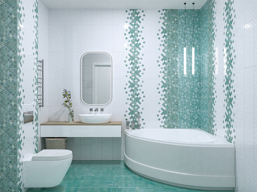 Плитка Azori Calypso white 20,1X50,5 см 1,62 м², детальное фото