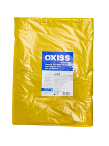 Пленка полиэтиленовая OXISS универсальная для ремонта 3х10м, цвет желтый, детальное фото