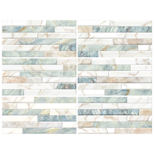 Плитка настенная Alma Ceramica Nevada Многоцв. 24,9X50 см 1,494 м2, детальное фото