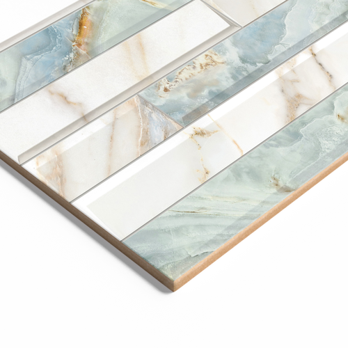 Плитка настенная Alma Ceramica Nevada Многоцв. 24,9X50 см 1,494 м2, детальное фото